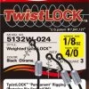 Owner Twistlock 3X Weighted Hooks -Angling Sales Shop 4 78501.1584900667
