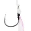 Mustad Heavy Duty Jigging Assist Rig, White W/ White Flash & Ring -Angling Sales Shop MA 44971.1609618313