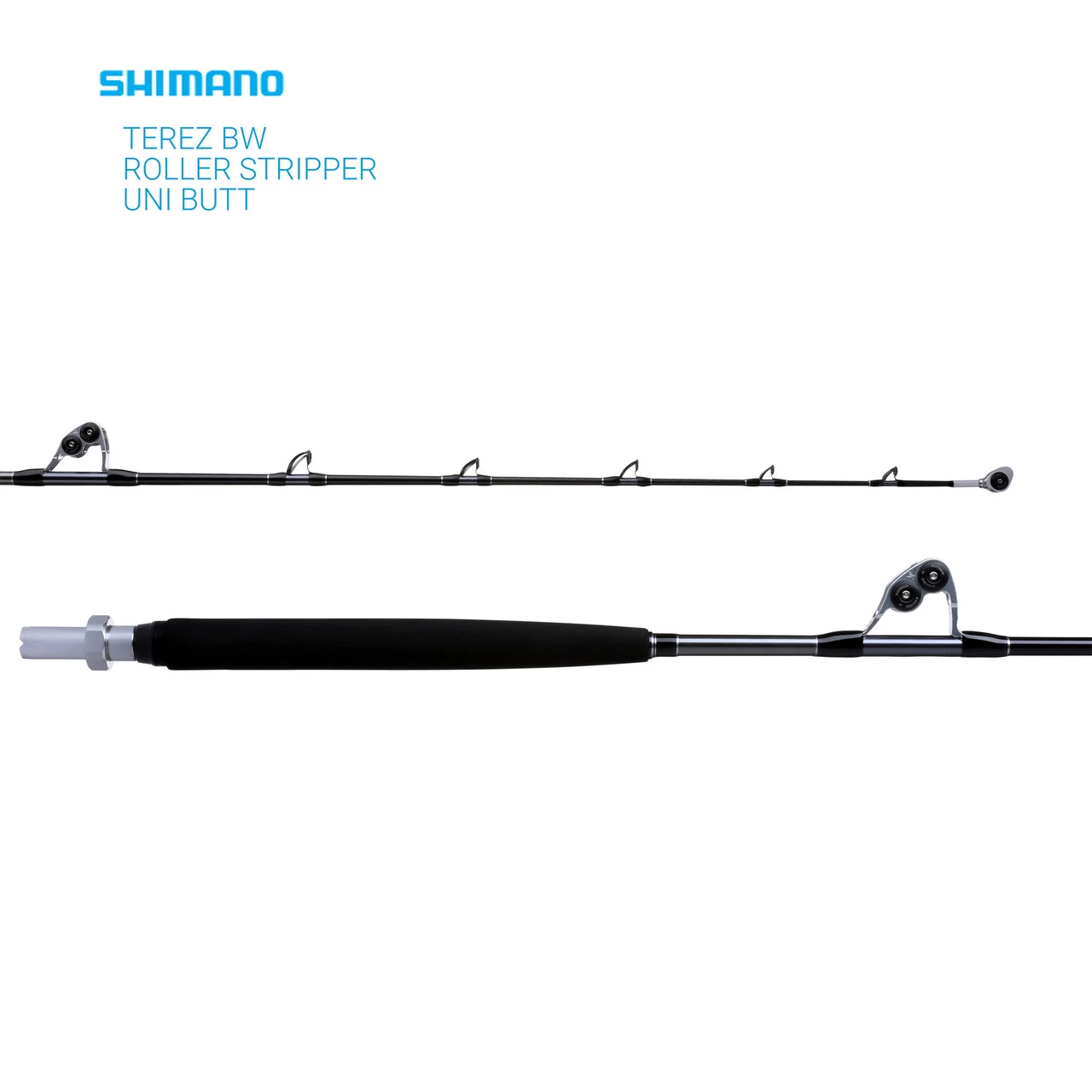 Shimano Terez BW Roller Stripper/Roller Tip Uni-Butt Conventional Rod 3 Shimano Terez BW Roller Stripper/Roller Tip Uni-Butt Conventional Rod