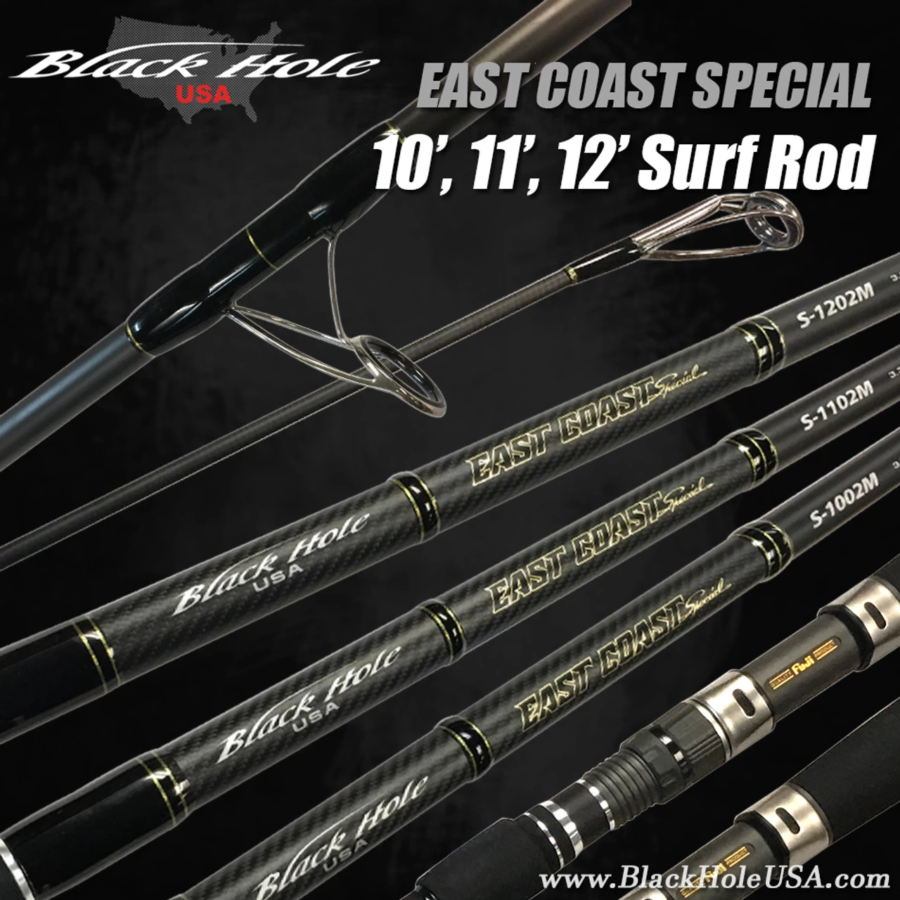 Black Hole East Coast Special Surf Rods 3 Black Hole East Coast Special Surf Rods
