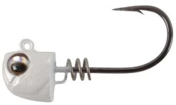 No Live Bait Needed Screwlock Jigheads - 3" Bait (Hell Yeah Butter)