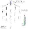 Sterling Tackle 36" Wide Tracker W/ 6" Bulb Squid 2 Sterling Tackle 36" Wide Tracker W/ 6" Bulb Squid -Angling Sales Shop purple black w glow 80093.1656607525